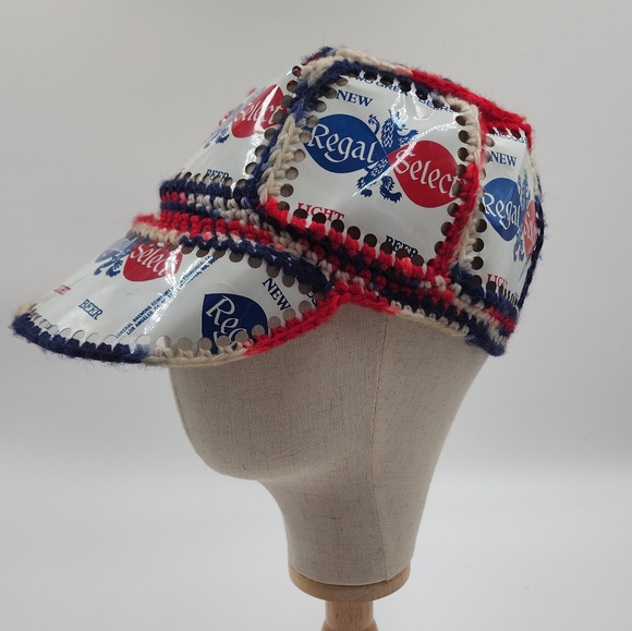 Regal Select Light Beer Can Crochet Hat - Picture 2 of 5